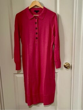 J. Crew | Dresses | J Crew 365 Crepe Wrap Long Sleeve Dress Black Size 6 |  Poshmark